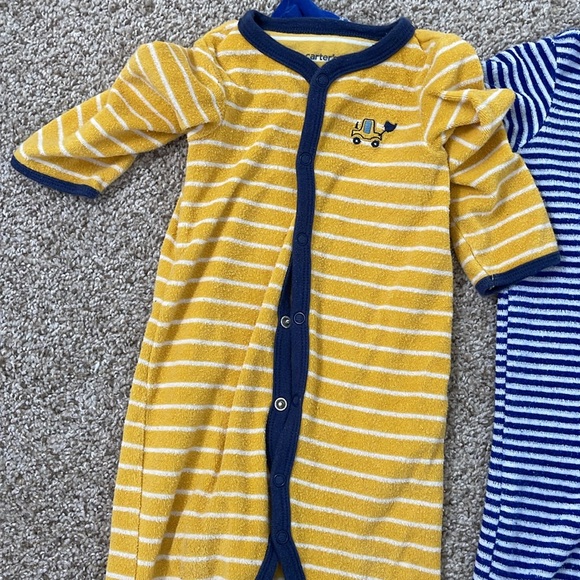 Carters Boys Terry Terry Footie Pajama Bundle - Picture 4 of 8